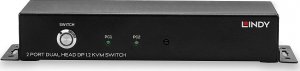 Adapter USB Lindy Adap Lindy KVM, Audio, USB Switch 2-port 4