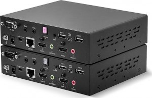 System przekazu sygnału AV Lindy Adap Extender Cat6 HDMI USB RS232 3
