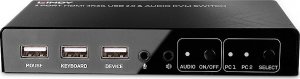 Przełącznik Lindy Adap Switch KVM 2-port 4