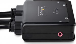 Przełącznik StarTech Cable KVM 2-Port USB A+C DP Switch 4K 4