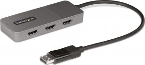 Adapter USB StarTech Adap StarTech 3 Port DP MST Hub 3x HDMI 4K 60Hz 1