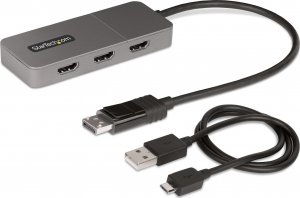 HUB USB StarTech Adap 3 Port DP MST Hub 3x HDMI 4K 60Hz 7
