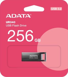 Pendrive ADATA MEMORY DRIVE FLASH USB3.2 256G/BLACK AROY-UR340-256GBK ADATA 1