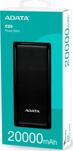 Powerbank ADATA C20 20000mAh Czarny 7