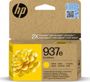 HP HP INC Atrament HP 937e EvoMore Yellow Original Ink Cart 1