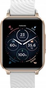 Smartwatch Motorola Moto Watch 70 Biały Różowe złoto  (4895222700359) 2