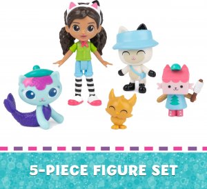 Figurka Polly Pocket Zestaw figurek Koci Domek Gabi Kemping z przyjaciółmi 13