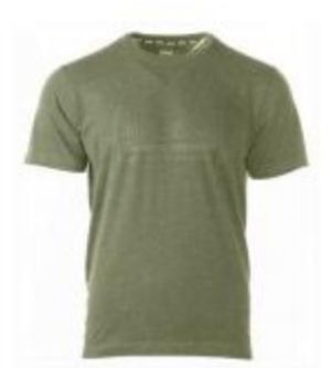 Magnum Koszulka Męska Essential Olive Grey Melange r. XL 1