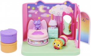 Polly Pocket Koci Domek Gabi - Magiczne Pomieszczenia do Domku Sypialnia + figurka kotka (GXP-912216) 3