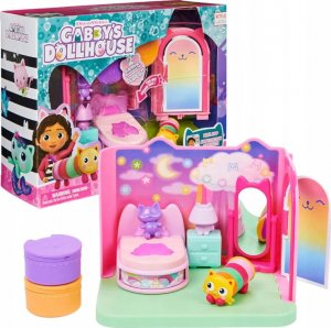 Polly Pocket Koci Domek Gabi - Magiczne Pomieszczenia do Domku Sypialnia + figurka kotka (GXP-912216) 6