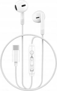 Słuchawki WiWU WiWU - Słuchawki stereo na kablu EB314 USB C (DAC) - białe 1