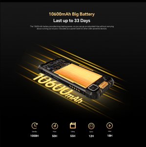 Smartfon Oukitel WP23 Pro 8/128GB Czarno-pomarańczowy  (WP23Pro-OE/OL) 5