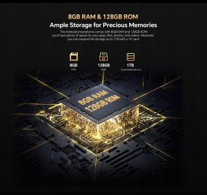 Smartfon Oukitel WP23 Pro 8/128GB Czarno-pomarańczowy  (WP23Pro-OE/OL) 6