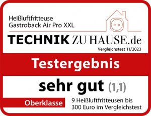 Frytkownica beztłuszczowa Gastroback Gastroback 42583 srebrny 6
