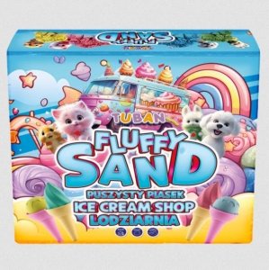 TUBAN Piasek Fluffy - Zestaw lodziarnia 2