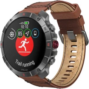 Zegarek sportowy Polar Grit X2 Pro Titan Brązowy (GRIT X2 PRO TI LTHR BRNZ M/L) 2