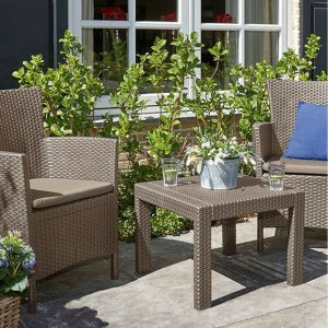 Keter Zestaw mebli balkonowych Rosario brąz 2