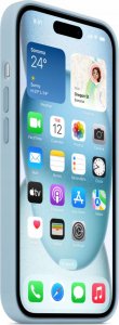 Apple Apple iPhone 15 Silicone Case with MagSafe light blue 2