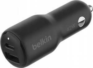 Ładowarka Belkin Belkin BOOST Charge 42W Dual Car Charger PD/PPS Tech. CCB005btBK 1