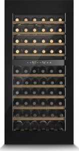 Chłodziarka do wina Caso Caso | Wine Cooler | WineDeluxe WD 60 | Energy efficiency class F | Built-in | Bottles capacity 60 | Cooling type | Juodas 1