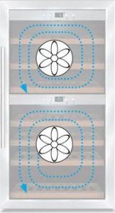 Chłodziarka do wina Caso Caso | Wine cooler | WineComfort 24 | Energy efficiency class G | Bottles capacity 24 bottles | Cooling type Compressor technology | Juodas 7
