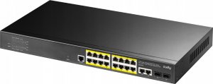 Switch Cudy Switch CUDY GS2018PS2-200W 16-Port Gigabit L2 Managed PoE+ 200W 2xGbE Uplink 2xSFP 1