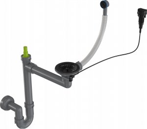 Zlewozmywak Pyramis Zestaw Pyramis CAMEA 79x50 1B1D L +IDEA BE volcano 7