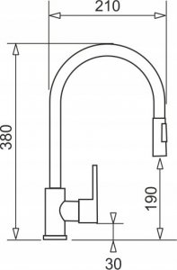Zlewozmywak Pyramis Zestaw Pyramis CAMEA 79x50 1B1D L +IDEA BE volcano 4
