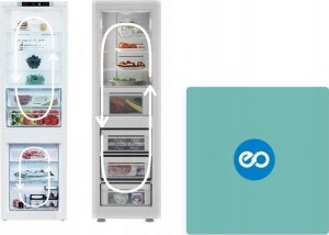 Lodówka Beko Lodówka Beko BCNA254E43SN 3