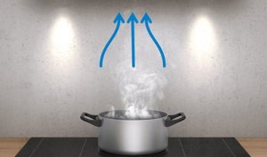 Płyta grzewcza Beko Płyta indukcyjna zintegrowana z okapem Beko HIXI 84700 UF 9