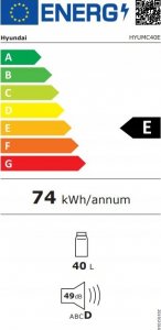 Lodówka turystyczna Hyundai Lod?wka turystyczna MC40E 6