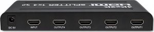 Qoltec Rozdzielacz aktywny Qoltec Splitter 4 x HDMI 4K x 2K | 3.4Gb/s 5
