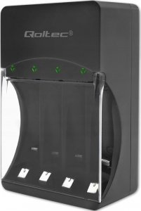 Ładowarka Qoltec Ładowarka Qoltec do akumulatorków Ni-MH typu R03/AAA R6/AA | 300mA 7
