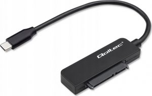 Qoltec Kabel adapter Qoltec SATA | Przejściówka na dysk SSD HDD 2.5" | USB-C | Super speed 5Gb/s | 2TB 1
