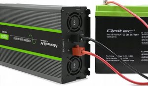 Przetwornica Qoltec Przetwornica napięcia Qoltec Monolith | 3000W | 6000W | 24V na 230V | Czysty Sinus | LCD 11