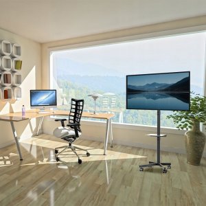 Maclean Stand wózek do TV , profesjonalny,32-55", na kółkach, max. VESA 400x400, max. 25kg, MC-949 6