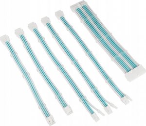 Kolink Kolink Core Adept Braided Cable Extension Kit - Brilliant White/Powder Blue 1