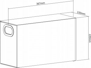 Maclean Organizer pojemnik półka na suszarko-lokówkę Dyson Airwrap Styler (MC-478) 10