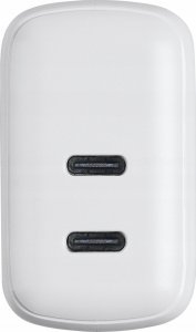 Ładowarka Akyga AKYGA Ładowarka sieciowa AK-CH-19 40W 2x USB-C 20W PD Quick Charge 3.0 5-12V / 1.67-3A biała 2