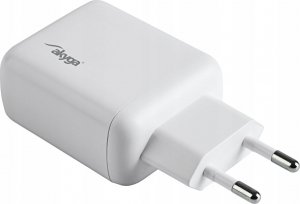 Ładowarka Akyga AKYGA Ładowarka sieciowa AK-CH-19 40W 2x USB-C 20W PD Quick Charge 3.0 5-12V / 1.67-3A biała 3