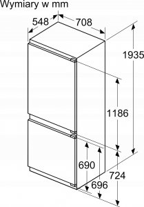 Lodówka Bosch Lodówka Bosch Serie 4 KBN96VFE0 8