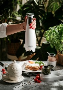 Młynek do przypraw Adler na USB 3w1 Biały (AD 4449W) 7