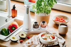 Młynek do przypraw Adler na USB 3w1 Biały (AD 4449W) 8