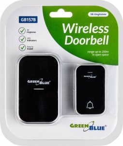 GreenBlue Dzwonek bezprzewodowy czarny (GB157) 6