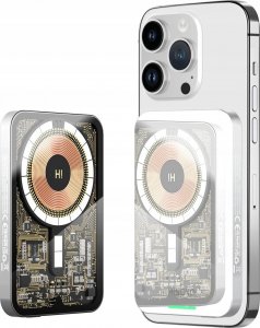 Powerbank HINOVO MB1-5000XW 5000mAh Czarno-srebrny 12