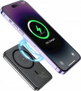 Powerbank Choetech Choetech B655 MagSafe USB-A / USB-C 5000mAh srebrny 4