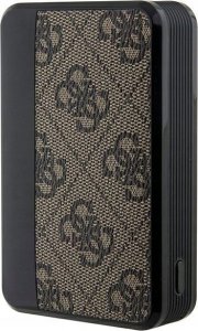 Powerbank Anker Guess 4G Leather Metal Logo 10000 mAh 18W (brązowy) 5