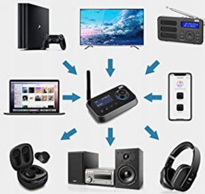 Transmiter FM Art ART AUDIO AUX/OPT TRANSMITTER with BT LCD function BT-17 5