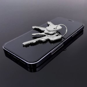 Wozinsky 2 szt. szkło hartowane na cały ekran z ramką Case Friendly Wozinsky Full Glue iPhone 15 Pro Max - czarne 6