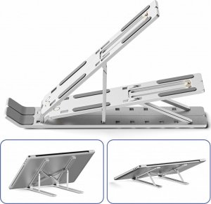 Art Podstawka pod laptop ART P24 alu.składana reg.kąta,przenośna (P24) 4